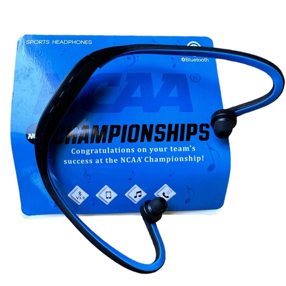 NCAA Championships Branded Bluetooth Sport Headphones NWOT Rare Collector